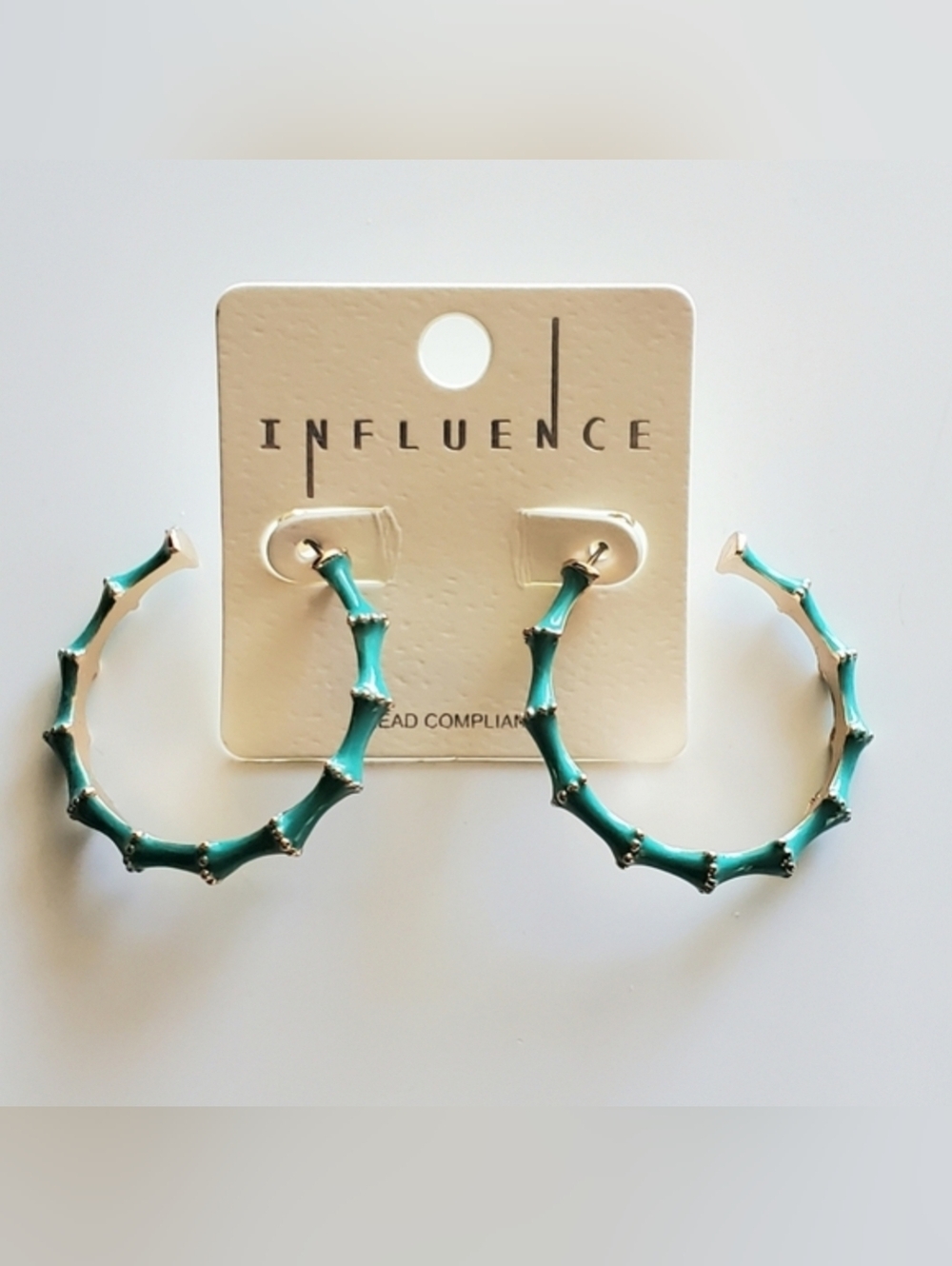 Bali Style Bamboo Hoops - Open Hoop Earrings